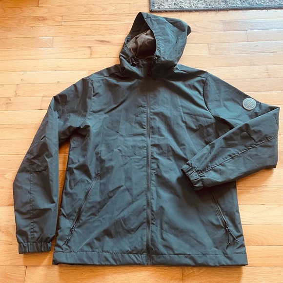 Jack and Jones Size Large Men’s Windbreaker Dark Green Outdoors Trendy Fall - Picture 7 of 8